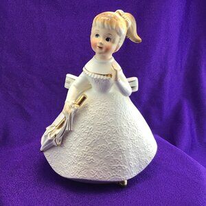 Rubens Lady Planter Made in Japan Girl With Parasol 586M Bridal or Confirmation